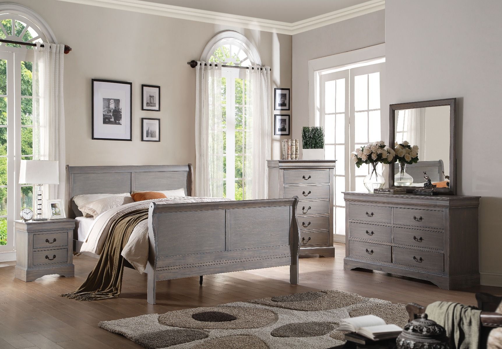 Louis Philippe III - Bed (FB 34"H)