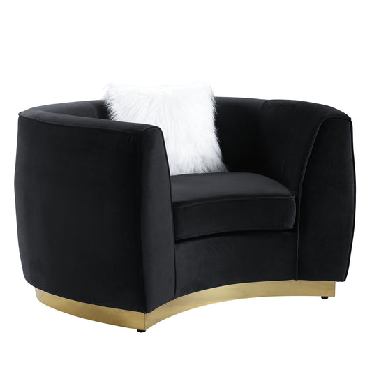 Achelle - Chair - Black Velvet