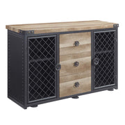 Edina - Server - Oak & Sandy Black