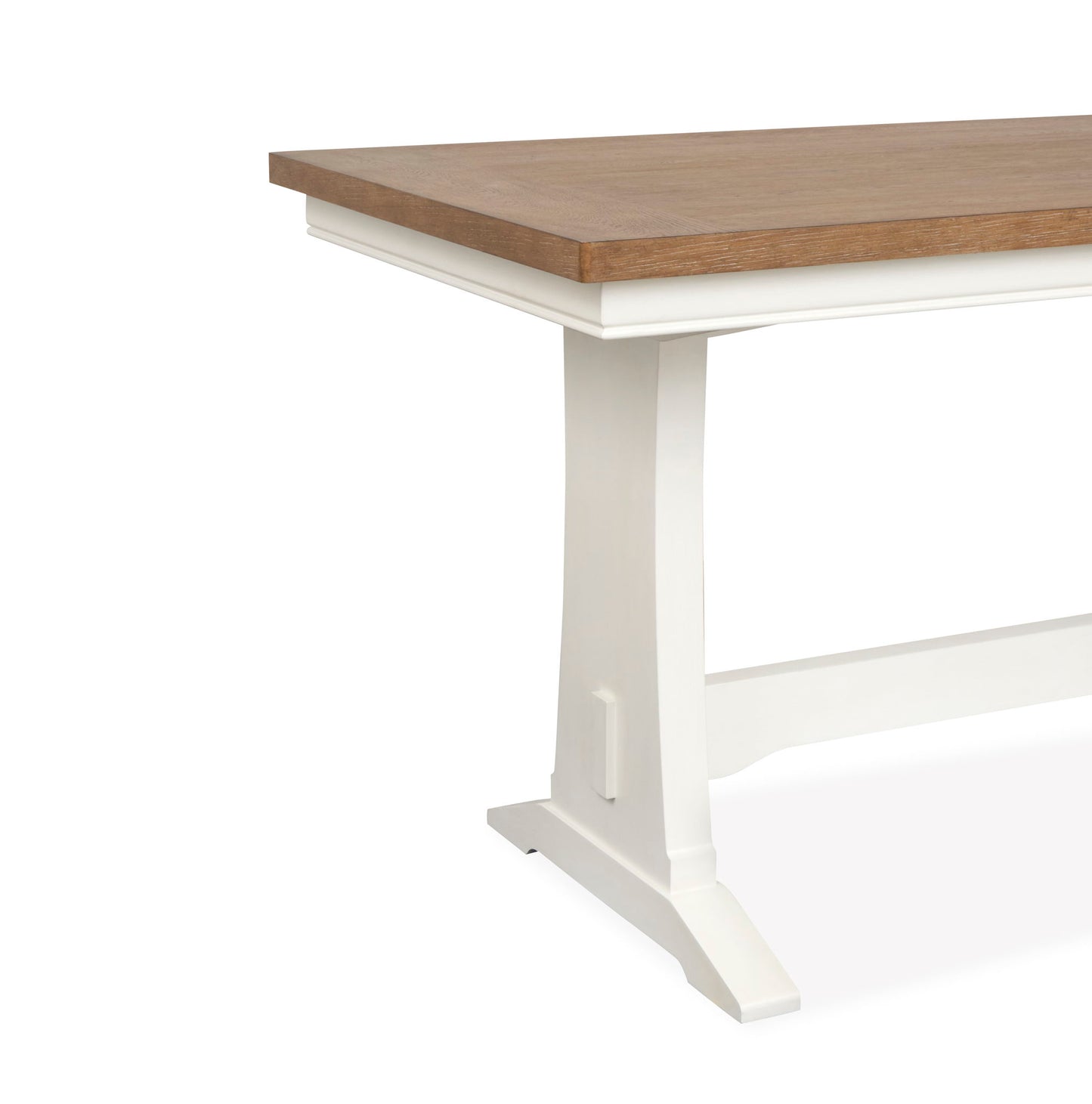 Kingston - Counter Height Table - Whisper White And Cerused Nutmeg