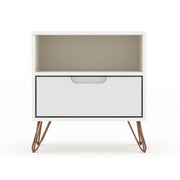 Rockefeller - Nightstand With 1 Drawer - White