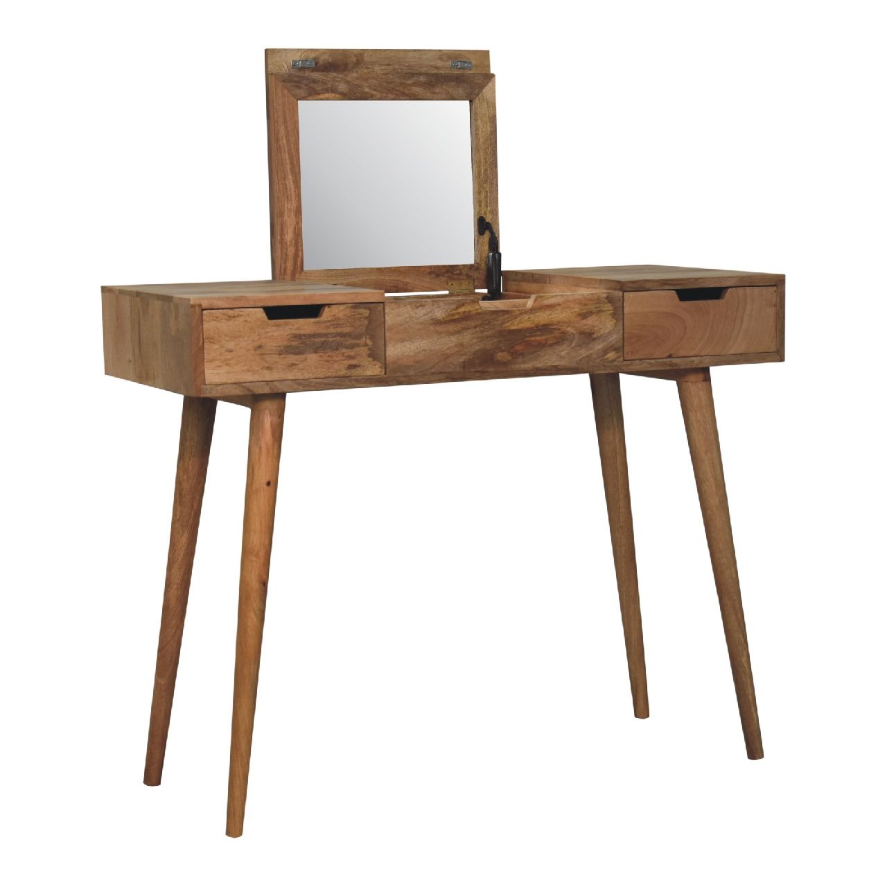 Foldable Mirror Dressing Table