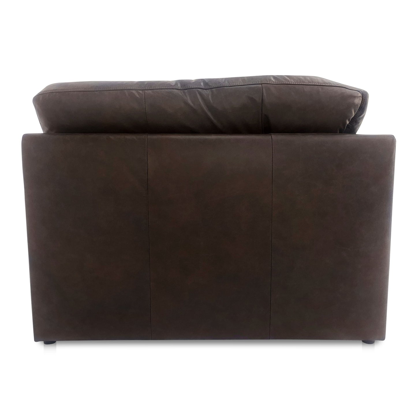 Thurlow - Leather Corner Chair - Espresso Brown