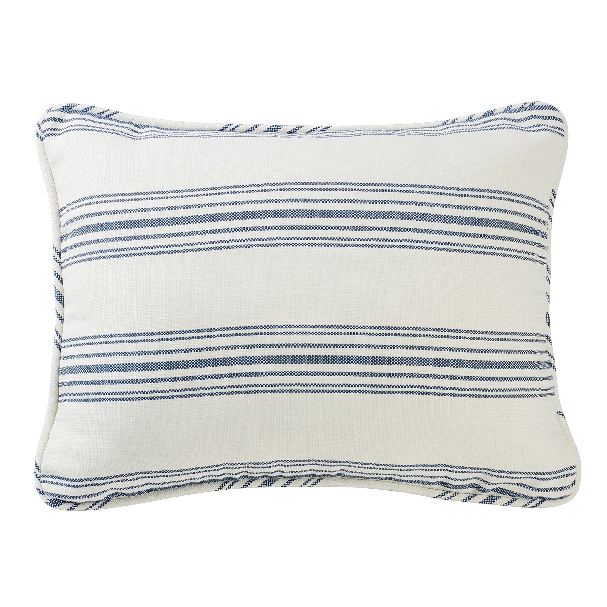 Prescott - 21" x 27" Stripe Pillow Sham (Set of 2) - Navy