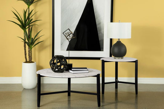Tandi - Faux Marble Coffee Table Set