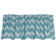 Catalina - Chevron Valance - Blue & White