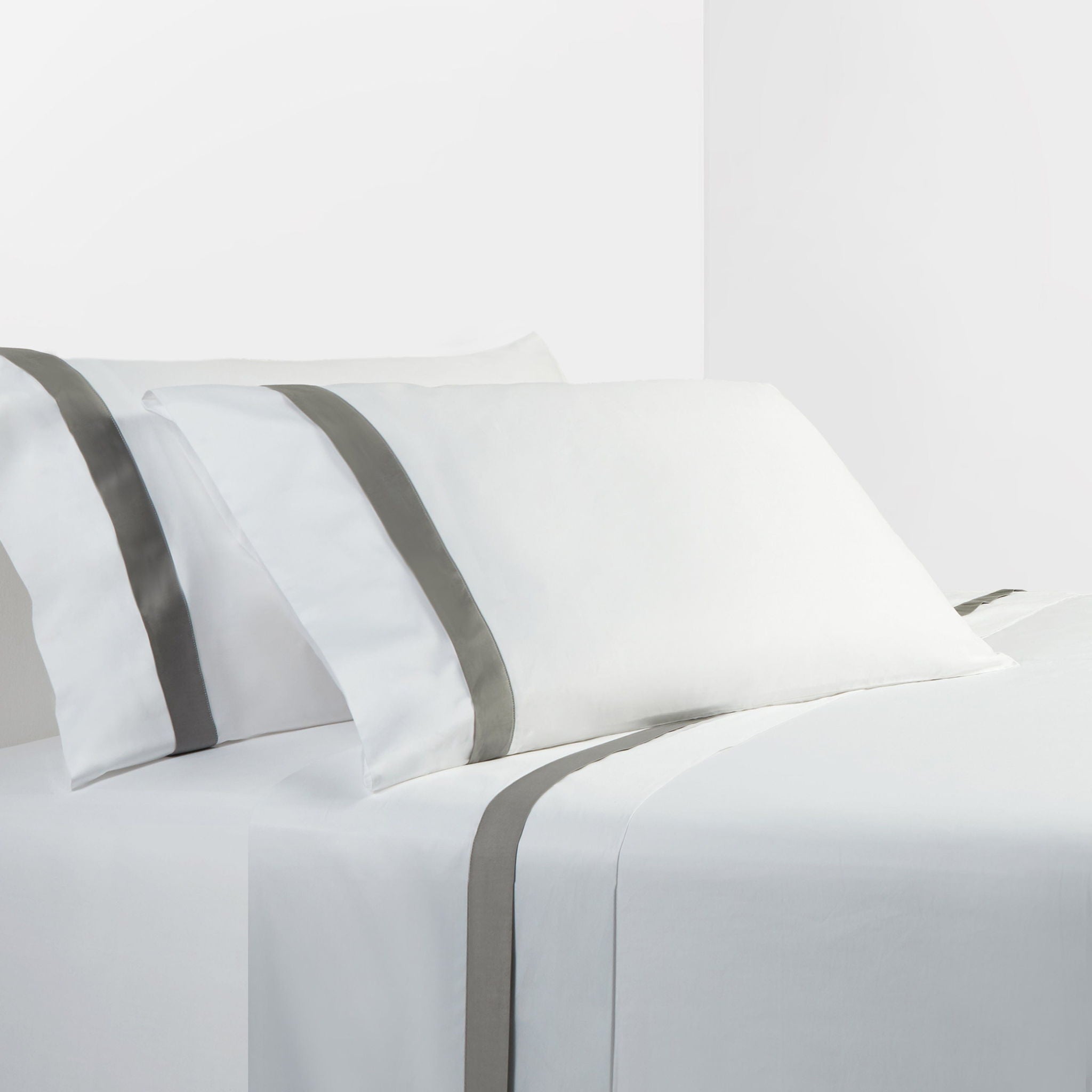 Flange Sheet - Queen 350TC Flange Design Sheet Set (Set of 4) - Gray
