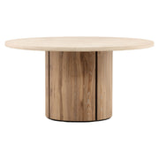 Reeve - Dining Table - Natural Wash And Cream