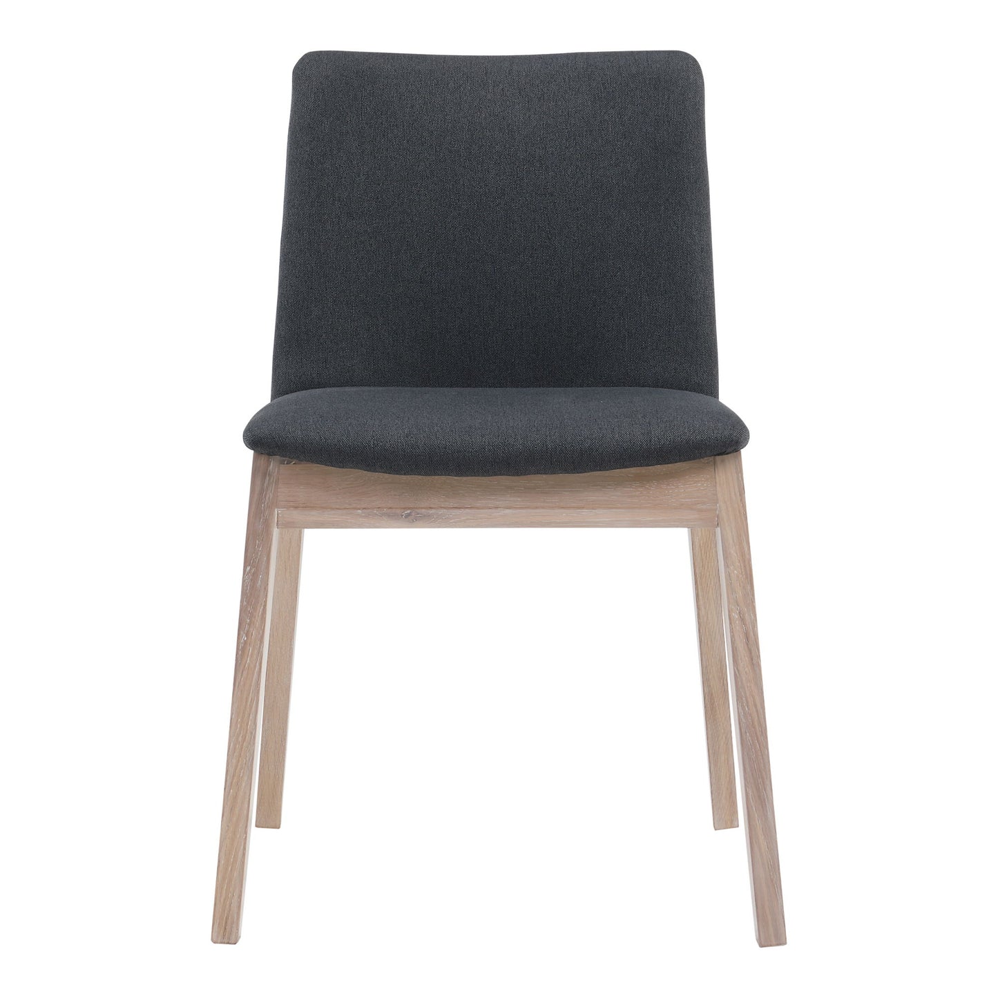 Deco - Oak Dining Chair (Set of 2) - Dark Gray