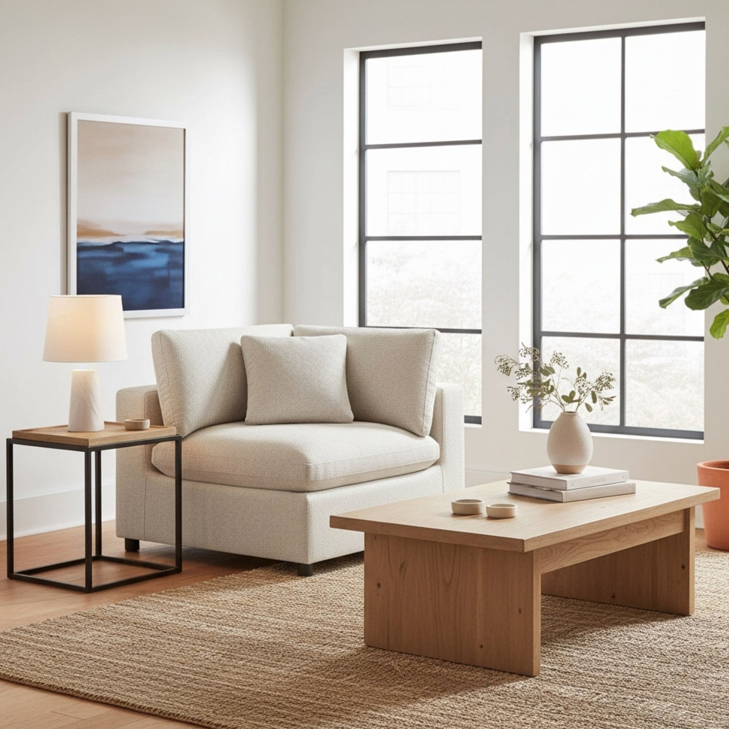 Cassandra - Corner Wedge Chair