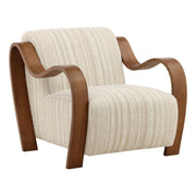 Amabel - Occasional Chair - Agate Cream And Brown