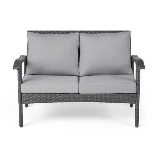 Honolulu - Loveseat - Gray / Silver