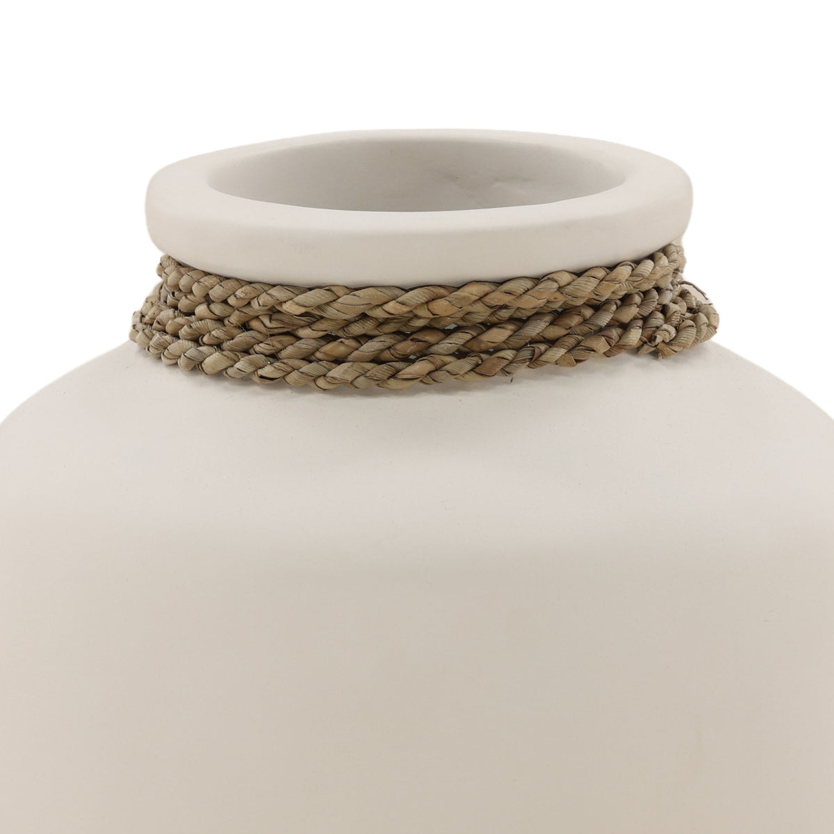 Yarley - Vase (Set of 4) - White And Natural