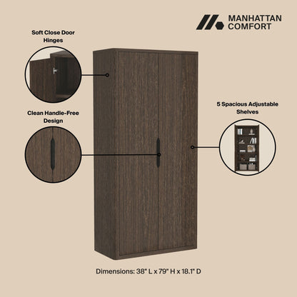 Rivington - Bookcase Cabinet