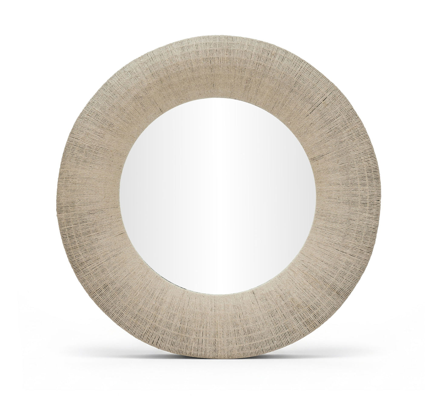 Meadow - Round Jute Rope Framed Mirror