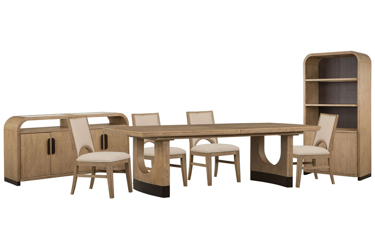 Tristan - Extendable Trestle Dining Table Set
