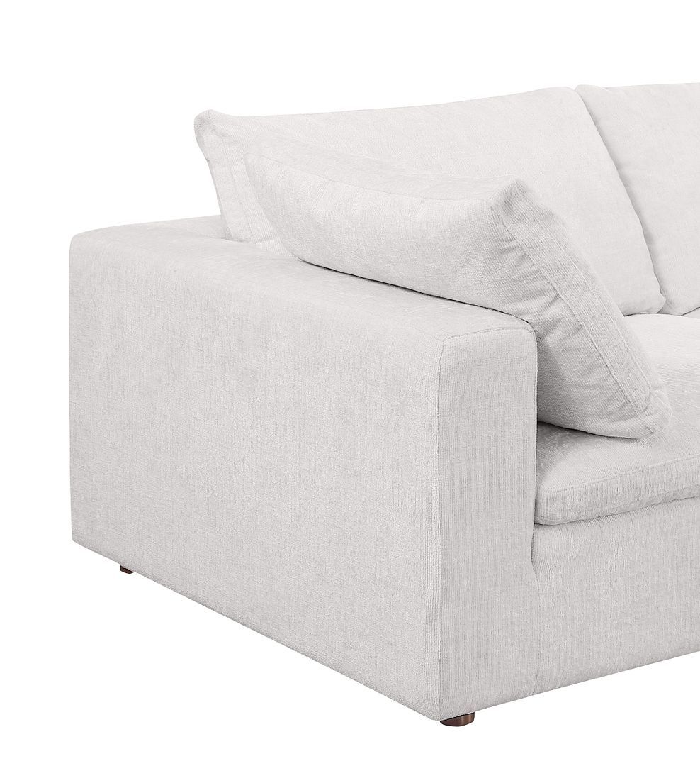 1100 - 11-Piece U-Shaped Sectional In Italian Fabric - Pearl