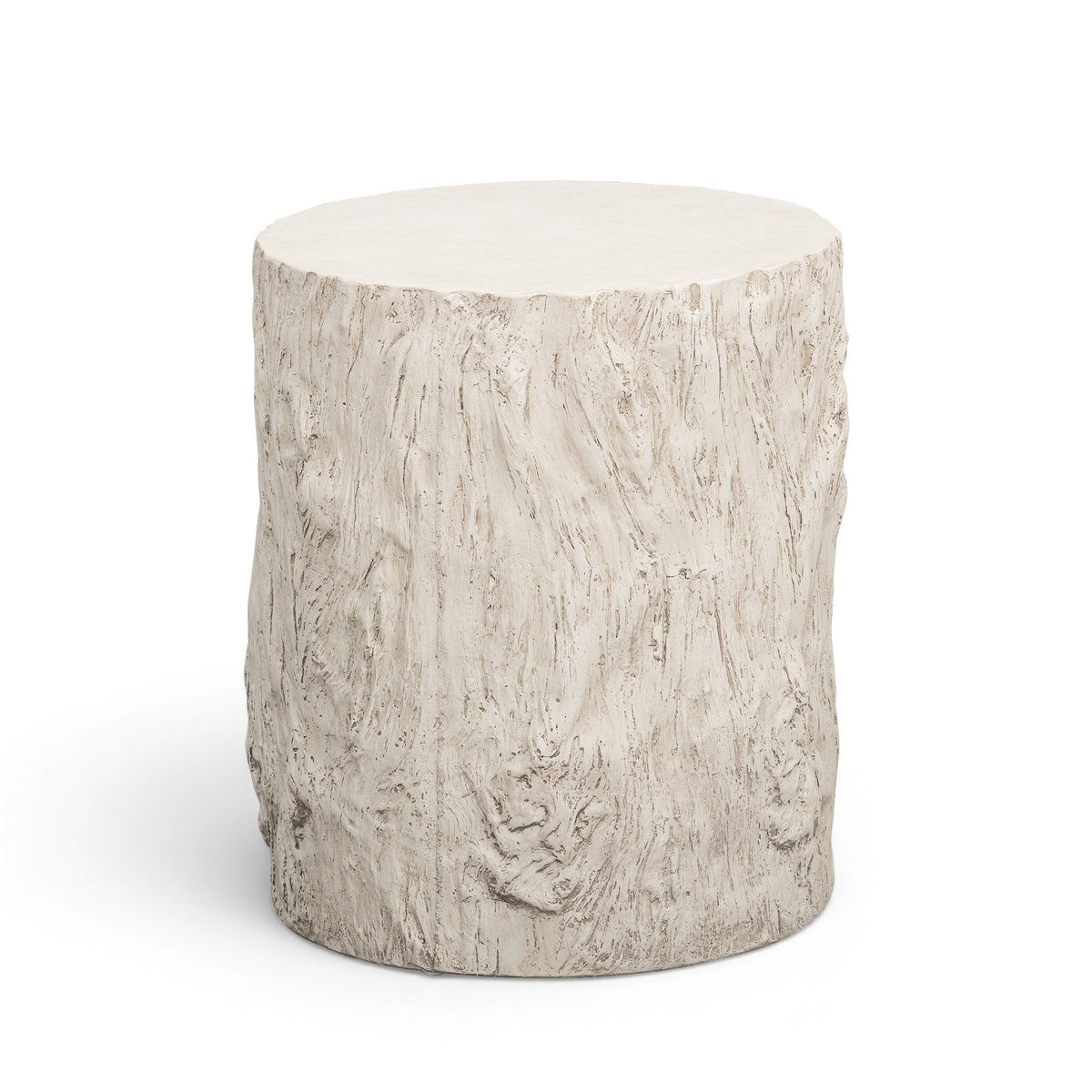 Fawn - Concrete Indoor/Outdoor Side Table - Driftwood