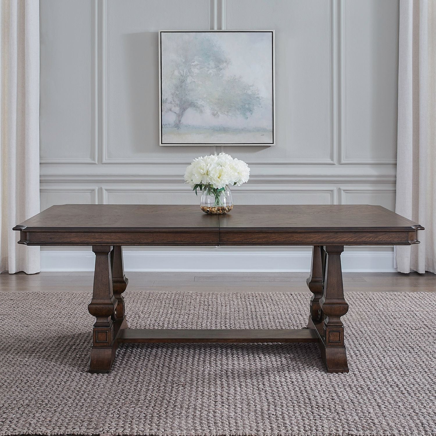 Provence Park - Trestle Table - Chateau Brown