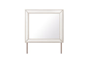 Clara - Upholstered Mirror - Beige