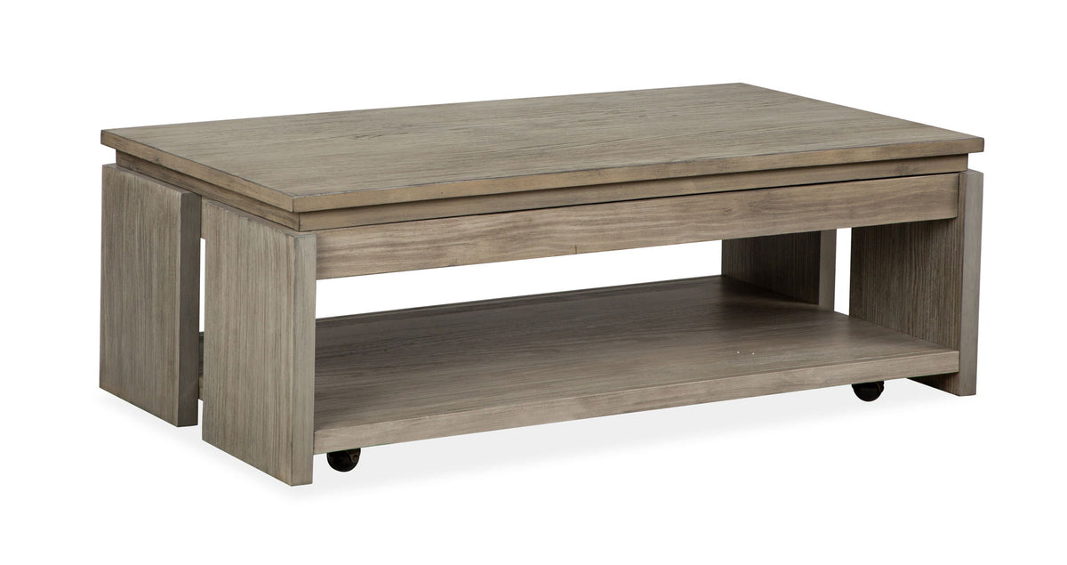 Conrad - Rectangular Lift Top Storage Cocktail Table Set