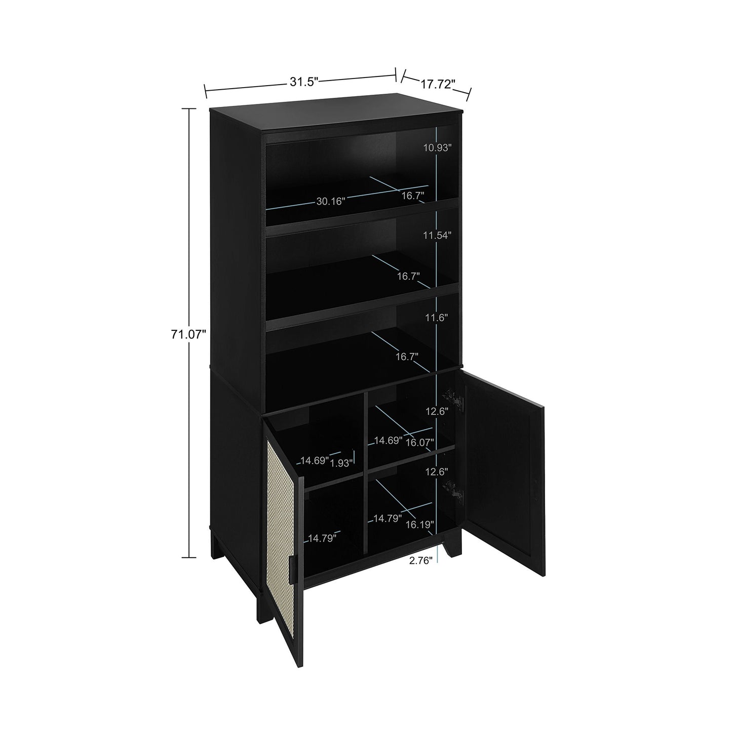 Sheridan - Bookcase Cabinet