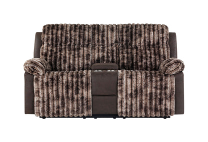 U6028 - Console Reclining Loveseat - Brown