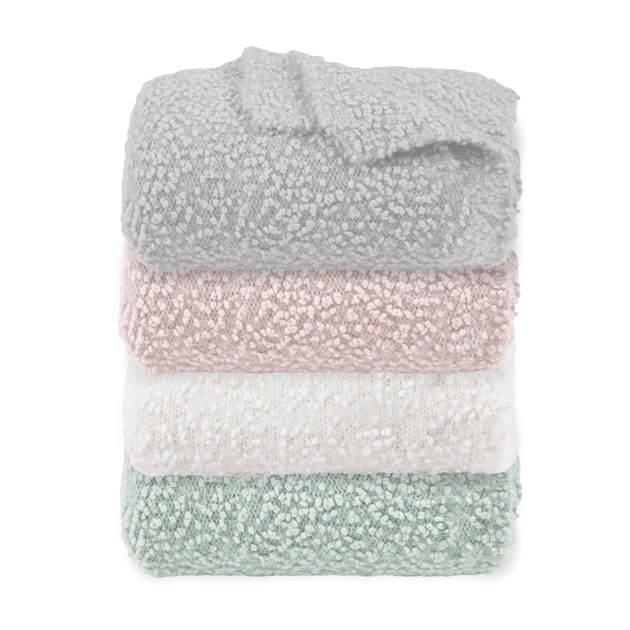 Pebble Creek - Super Soft Throw Blanket - White
