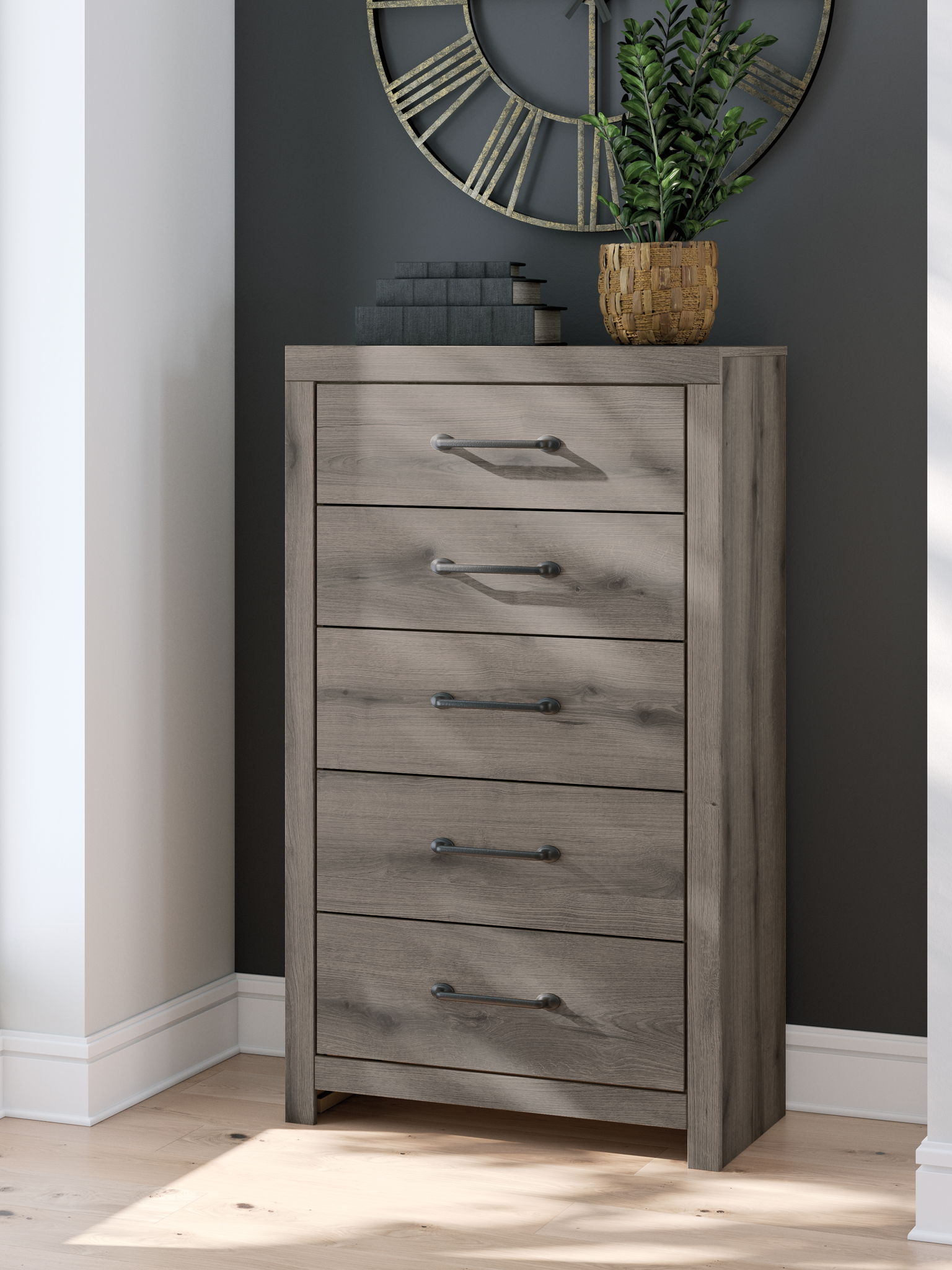 Graystorm Five Drawer Chest - Thumbnail 3