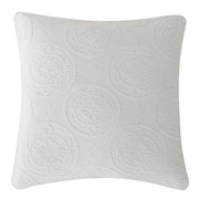 Verona Matelasse - Euro Sham - Vintage White