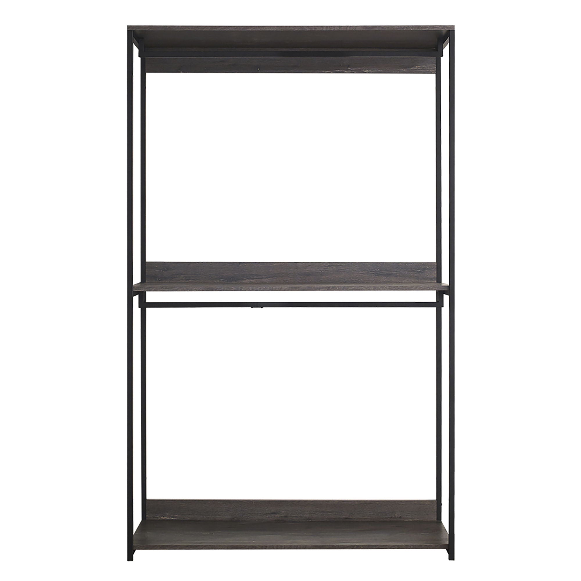 Monica - Farmhouse Industrial Wood Walk In Closet