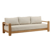 Julie - Outdoor Sofa - Fairfax Taupe And Natural