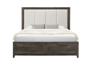 Mariah - Full Bed - Dark Brown
