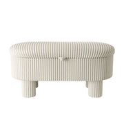 Storage Ottoman Upholstered Bench With Lift Top Storage For Bedroom