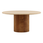 Neil - Dining Table - Sand And Brown
