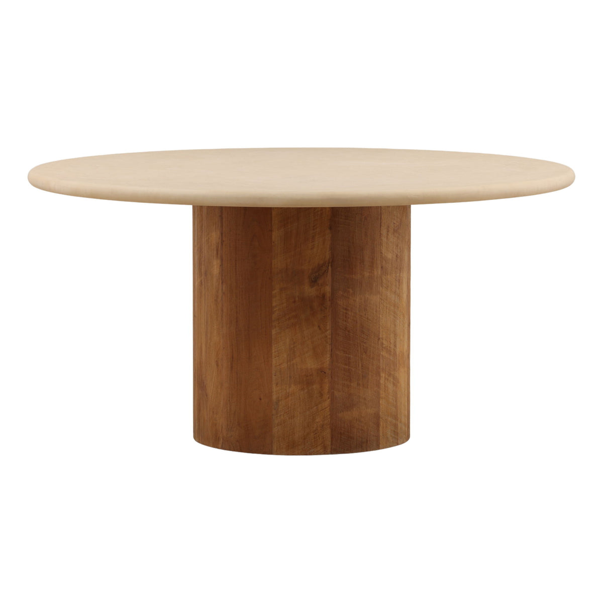 Neil - Dining Table - Sand And Brown