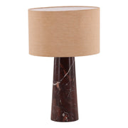 Cresswell - Table Lamp - Red And Beige