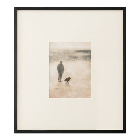Strand - Framed Print - Beige