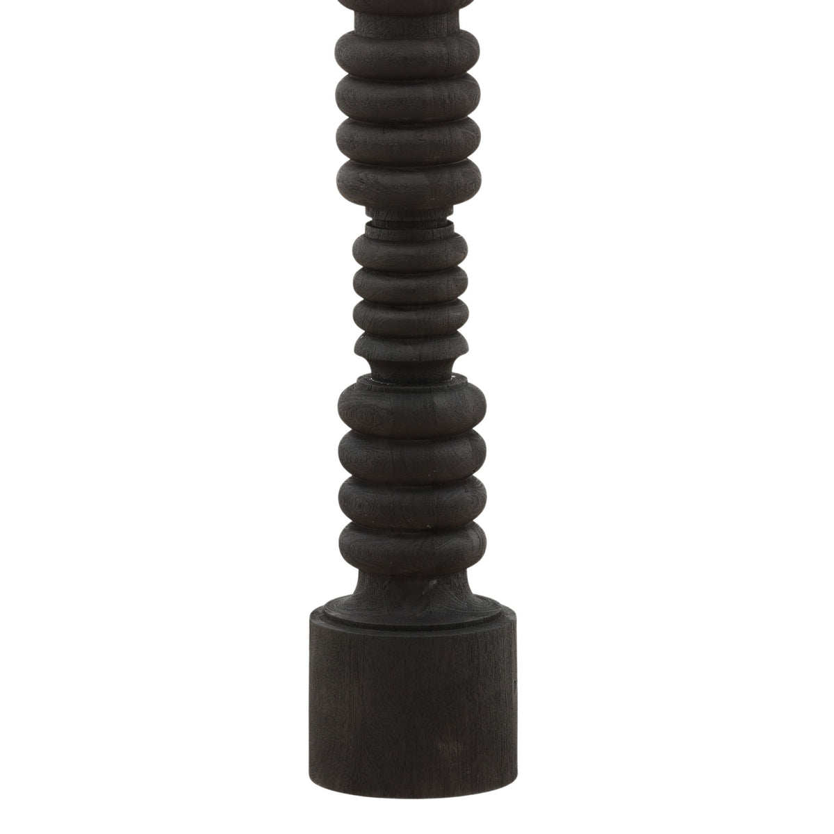 Davenport - Floor Lamp - Black And Natural