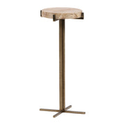 Hesper - Side Table - Natural And Brass