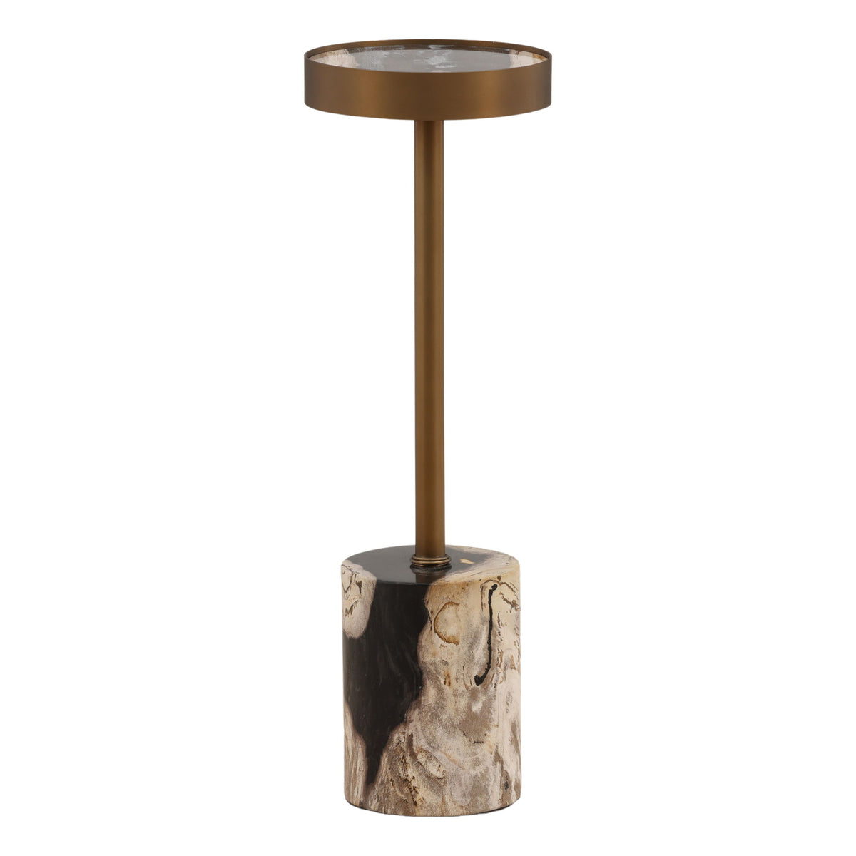 Orlin - Side Table - Black And Bronze
