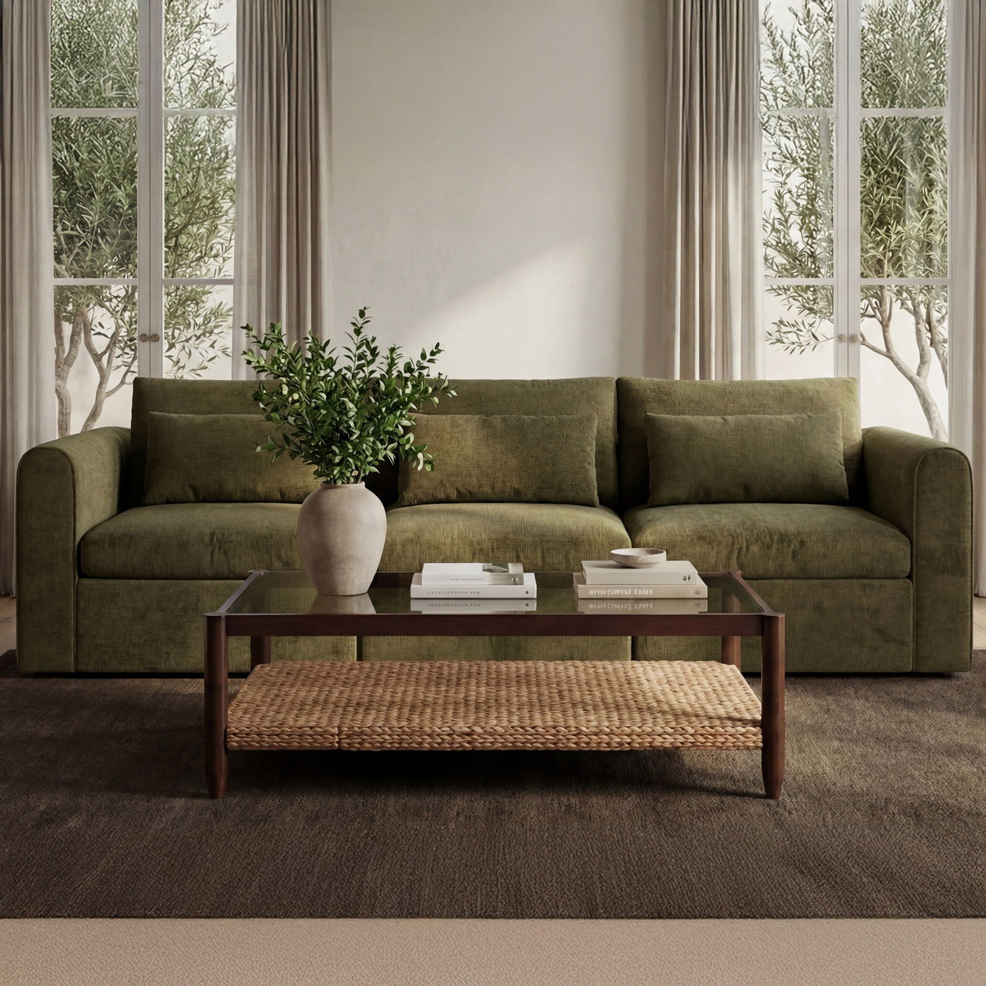 Swift - Right Arm Facing Chair - Dark Green