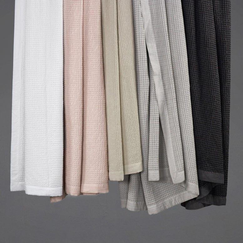 Stonewashed Cotton Waffle Weave - Full/Queen Coverlet Set (Set of 3) - Blush