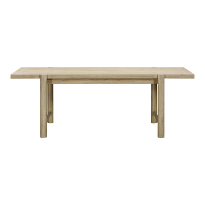 Gata - Outdoor Rectangular Dining Table - Light Teak