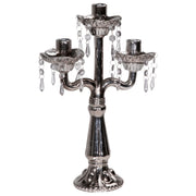 3 Arm Candlestick (Set of 4) - Pearl Silver