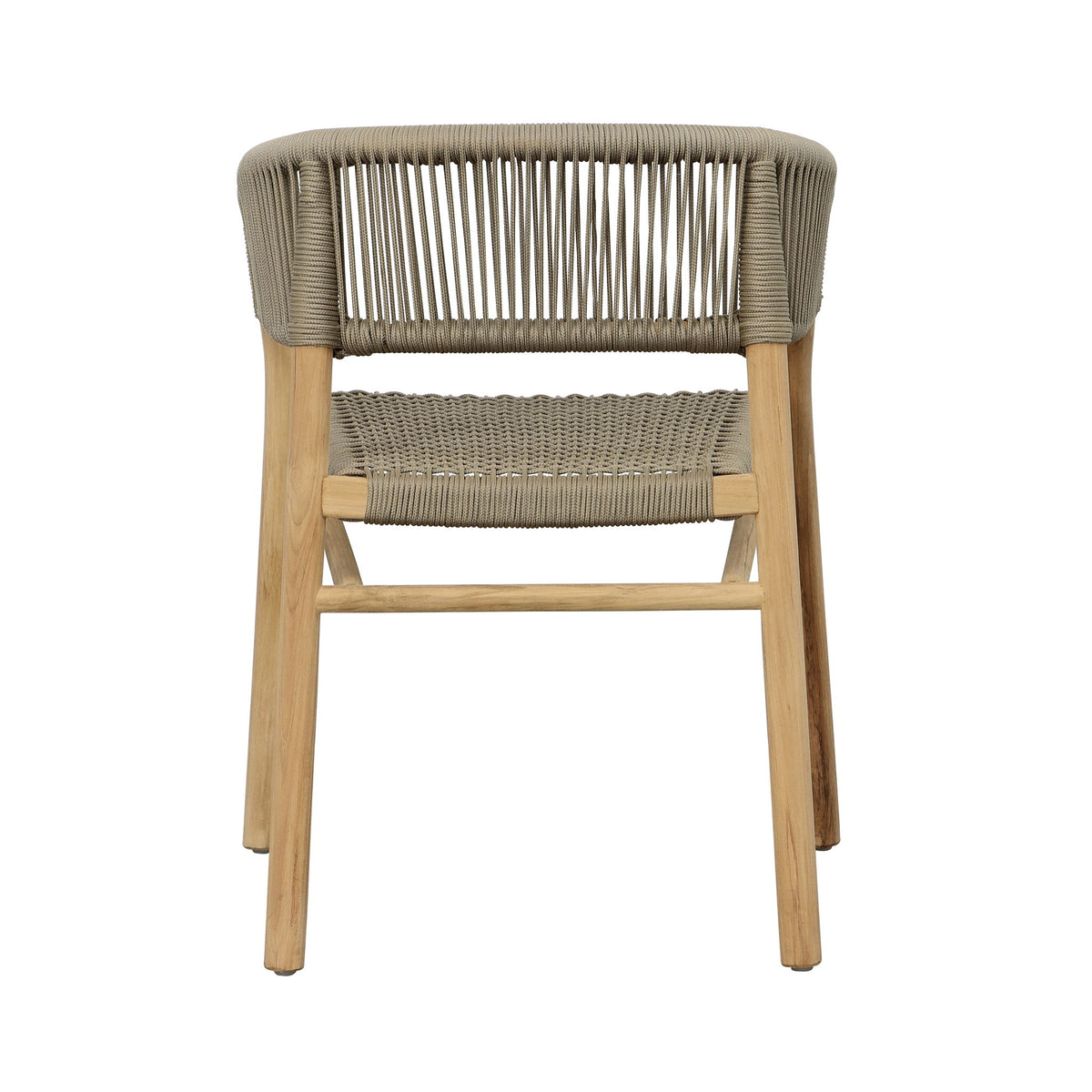 Bettina - Outdoor Dining Chair - Natural And Taupe