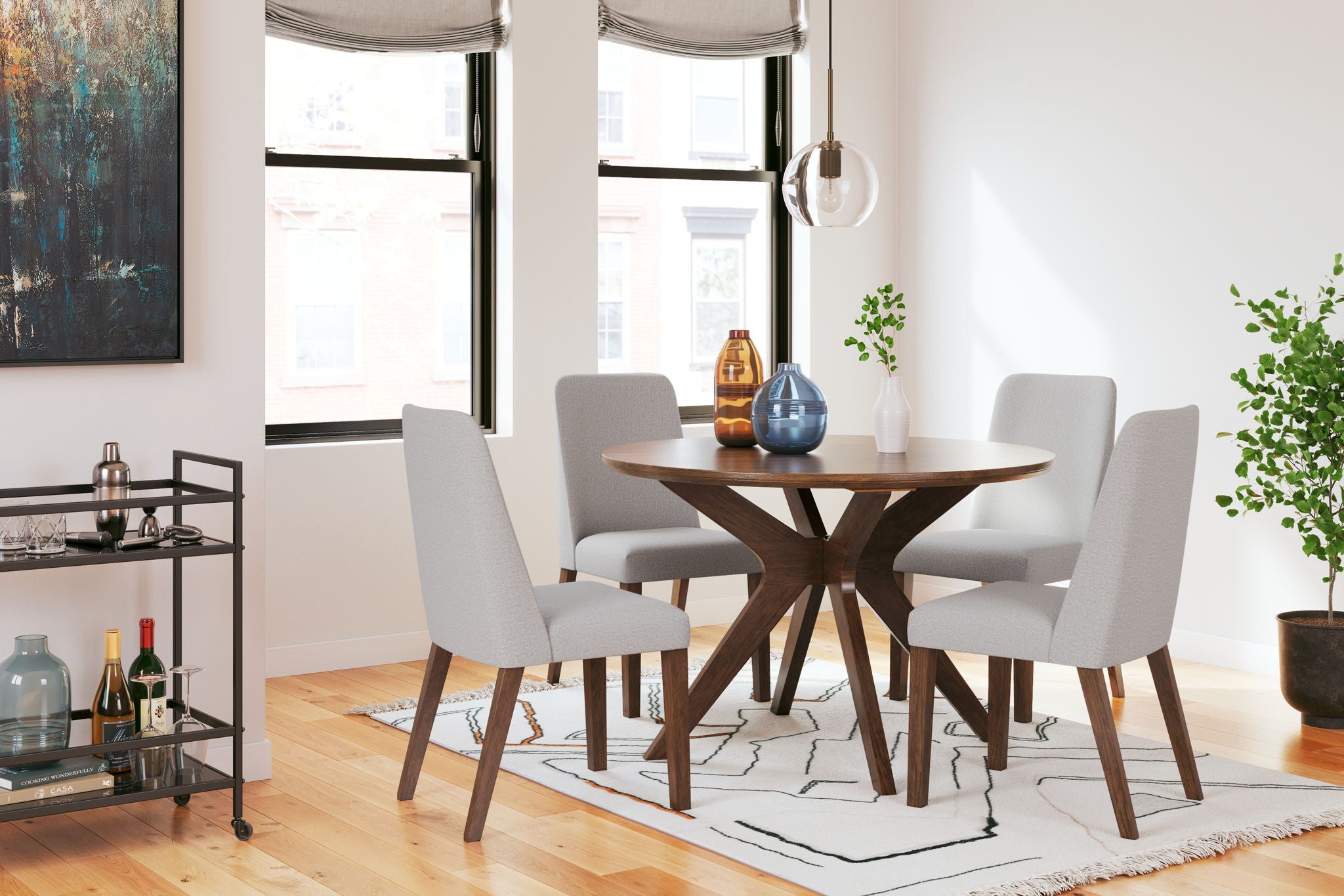 Lyncott Dining Room Table Set