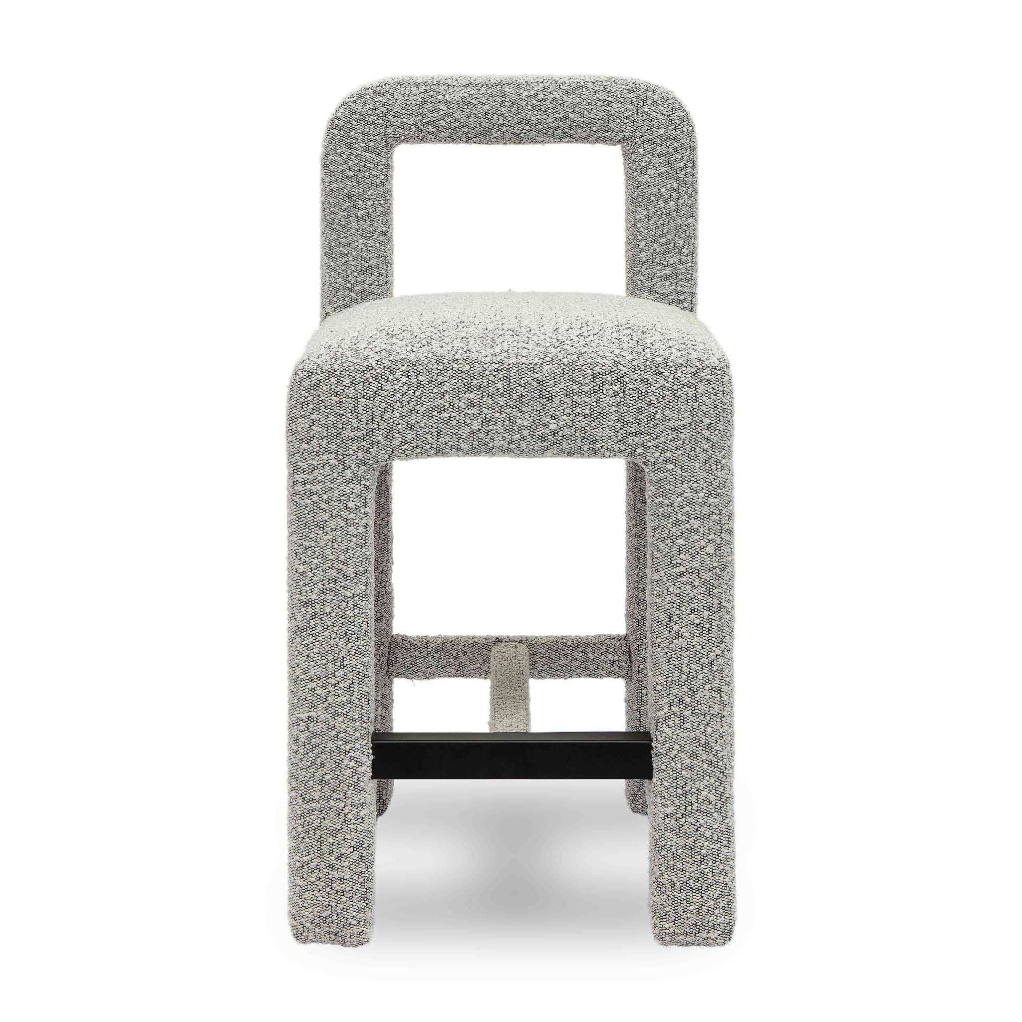 Hazel Boucle Counter Stool - Thumbnail 2