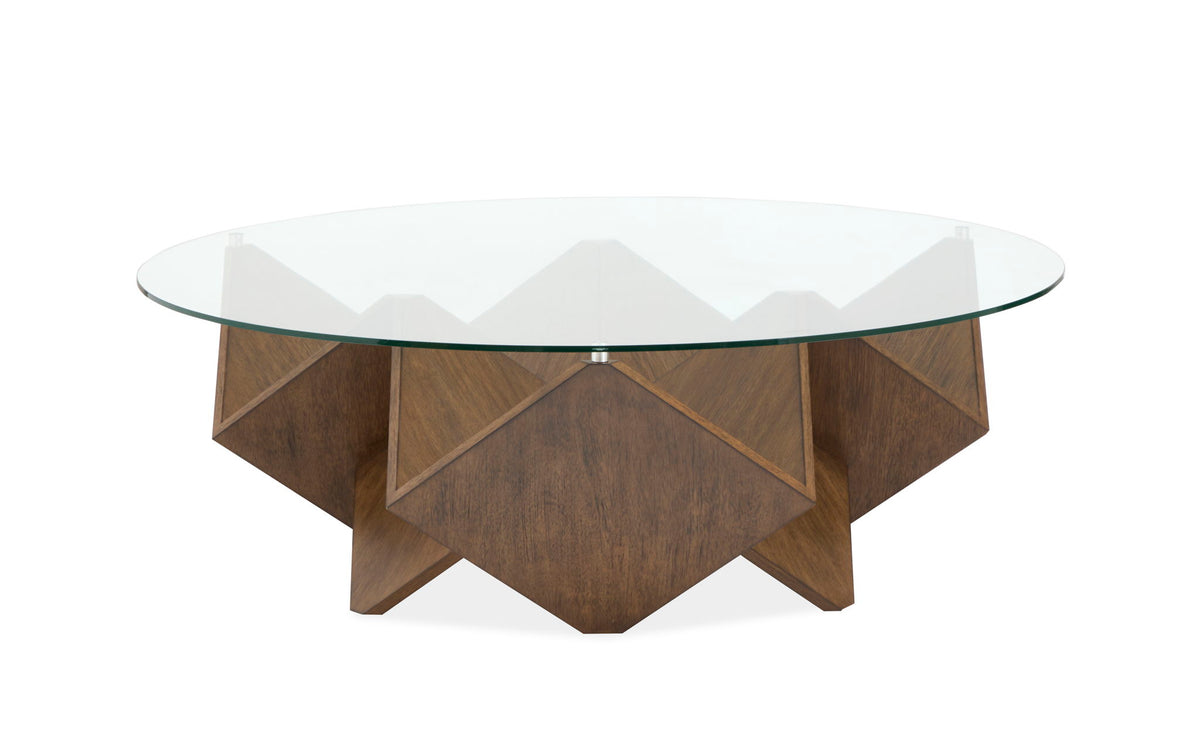 Vector - Round Cocktail Table - Russet