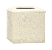 Savannah - Ceramic Tissue Box Cover - Cream